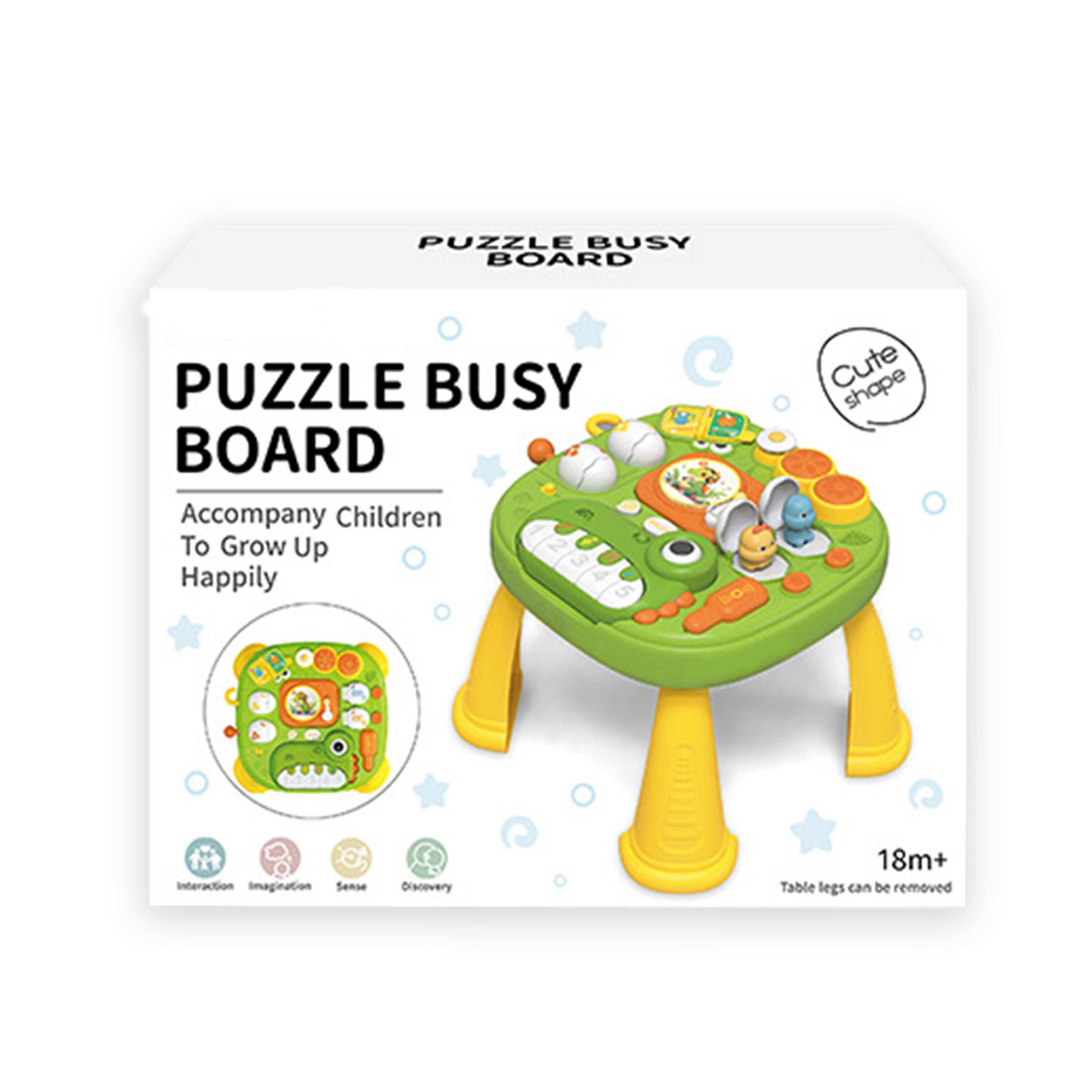 Dinosaur Piano Game Table Musical Toy with Lights for Toddlers in Kuwait